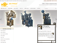 Tablet Screenshot of maydonggoianphuc.com